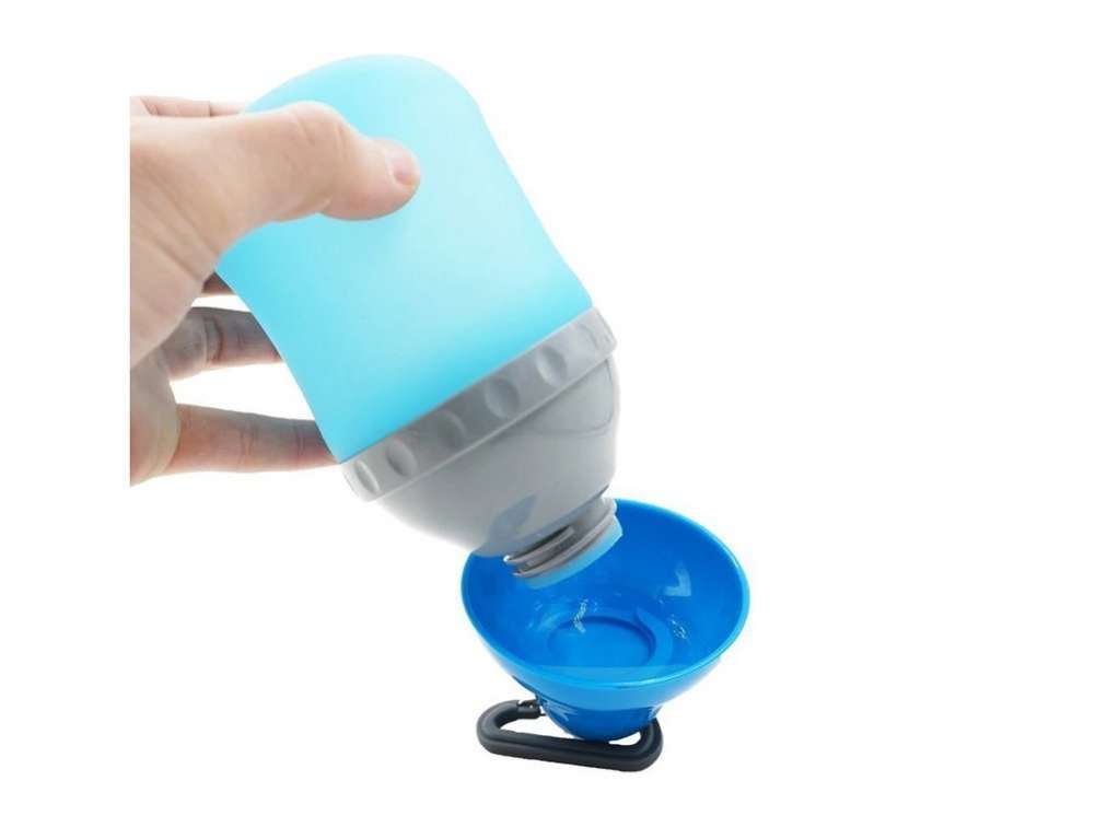 Поилка для собак походная силикон