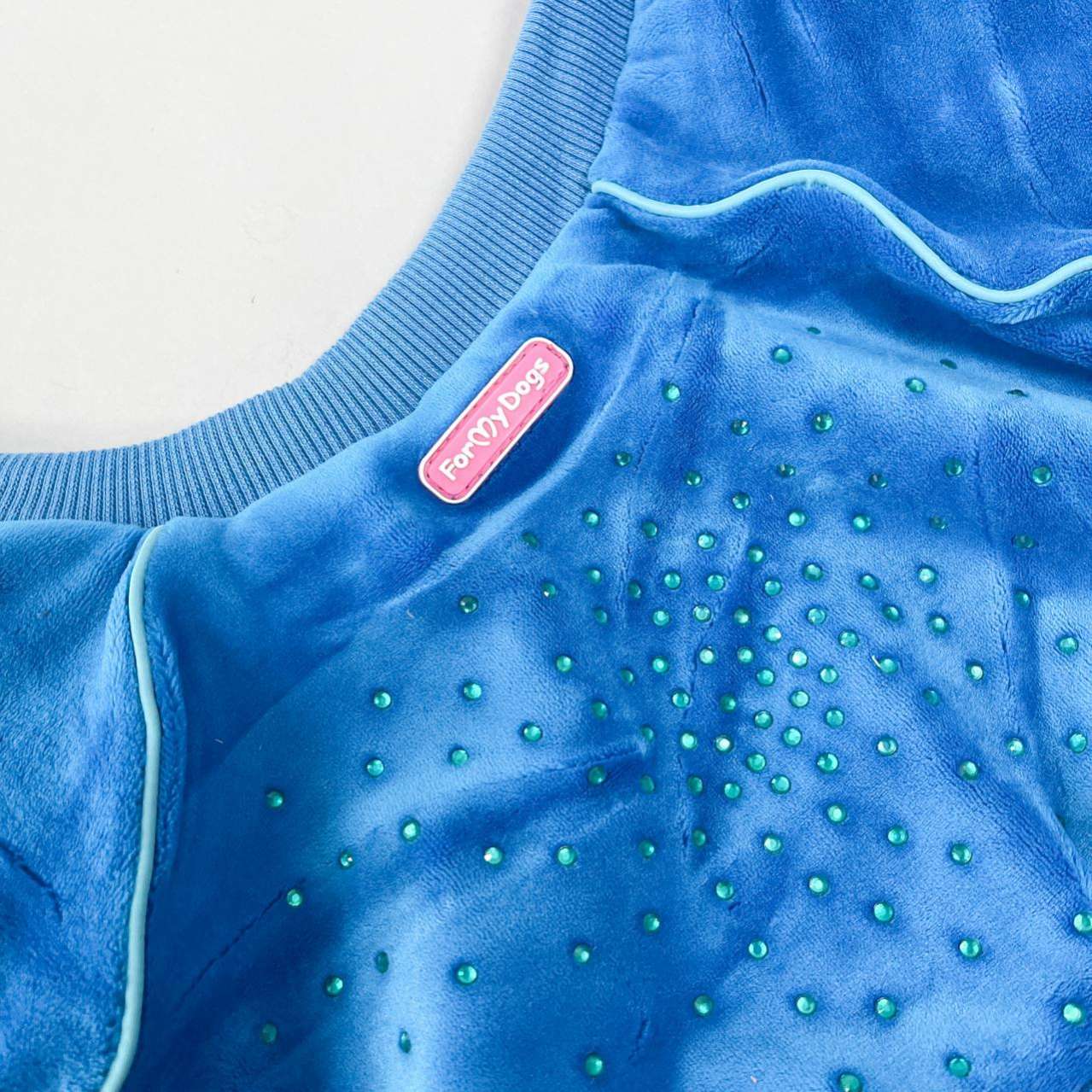 Костюм для собак утепленный велюровый ForMyDogs Джуси