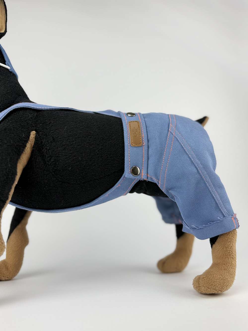 Джинсы для собак Puffy светлые