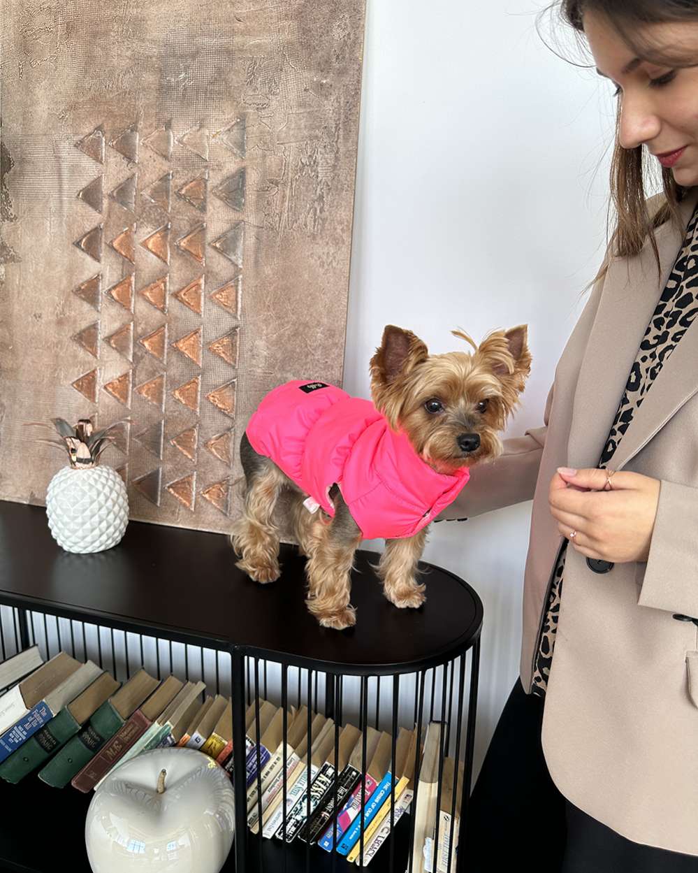 Жилетка Puffy Рич розовая