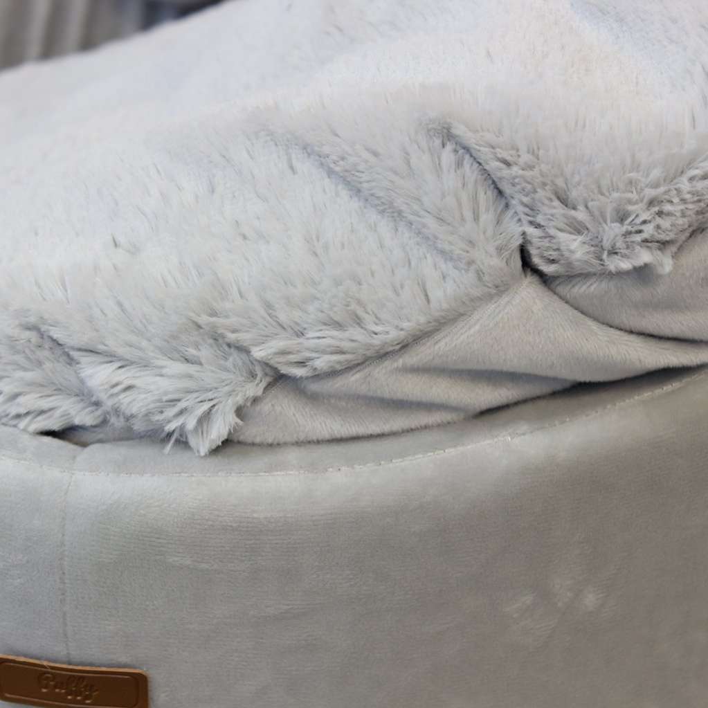 [Лежак] Лежанка для собак со спинкой Puffy Сити