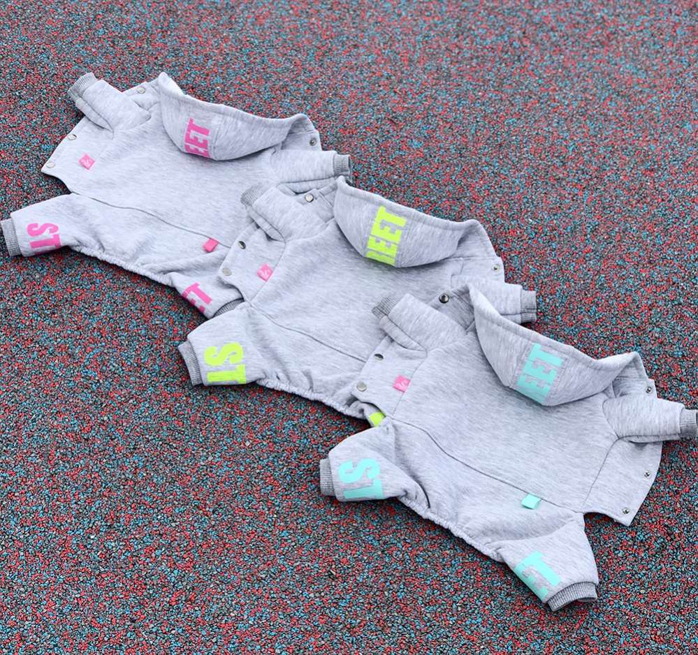 Комплект костюм и жилет для собаки Premium Неон