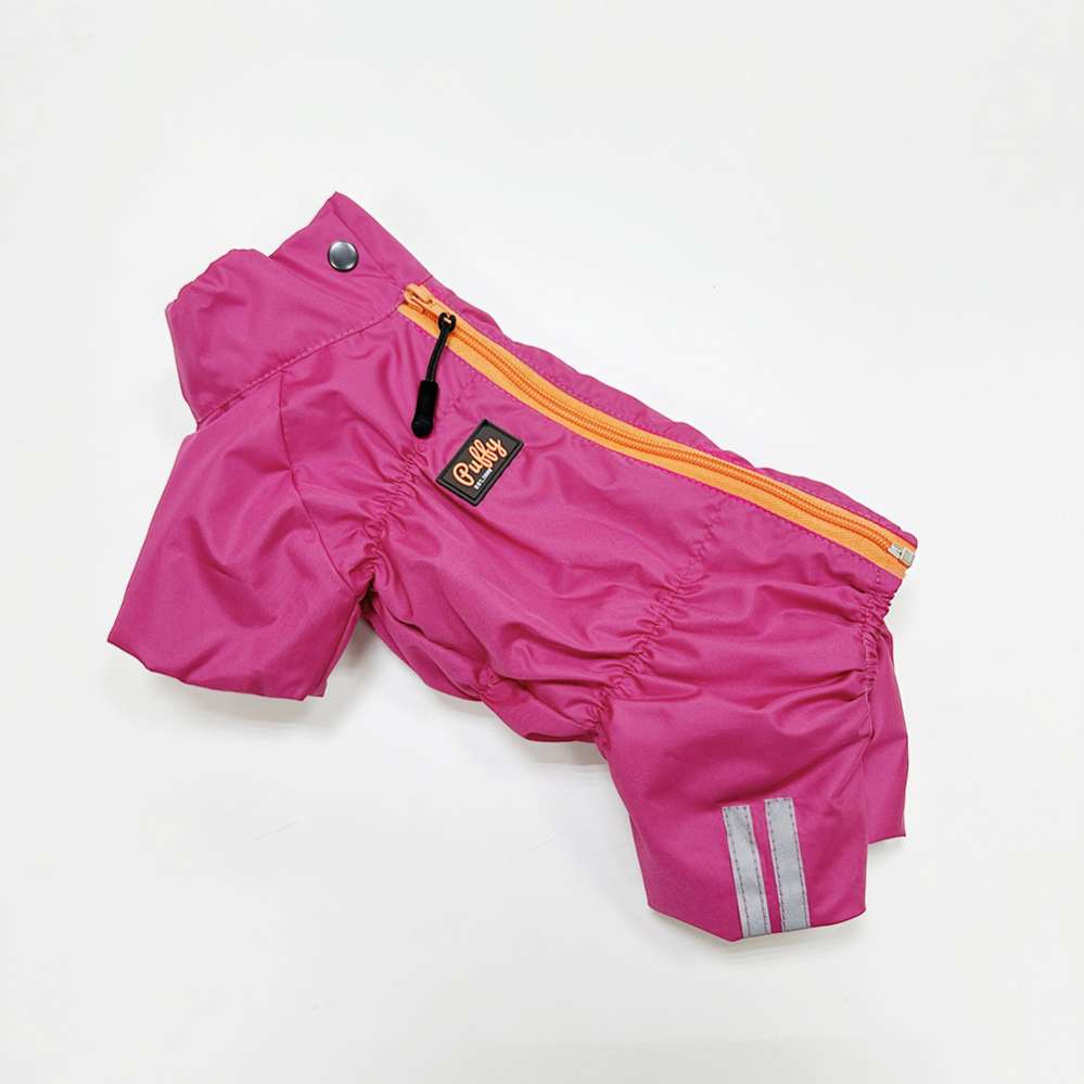 Дождевик для собаки утепленный Puffy Лион фуксия