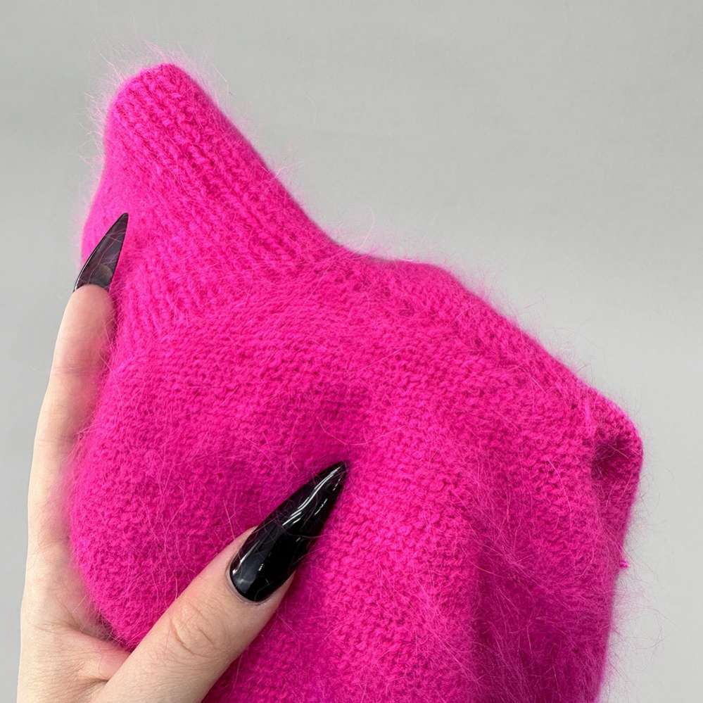 Вязаный костюм для собак Puffy Пух Норки Ярко-розовый