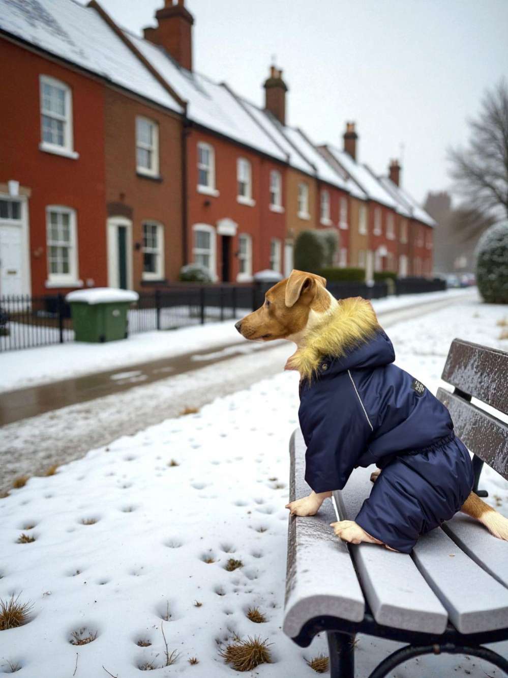 Комбинезон Puffy Аляска на шёлке синий
