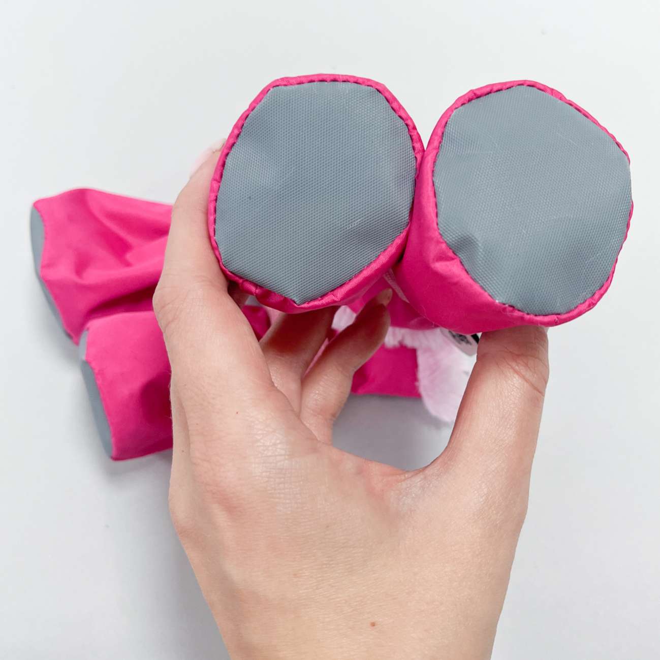 Зимняя обувь для собак Подтяжки Фукси