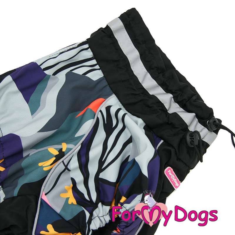 Дождевик для таксы и корги ForMyDogs Подсолнух