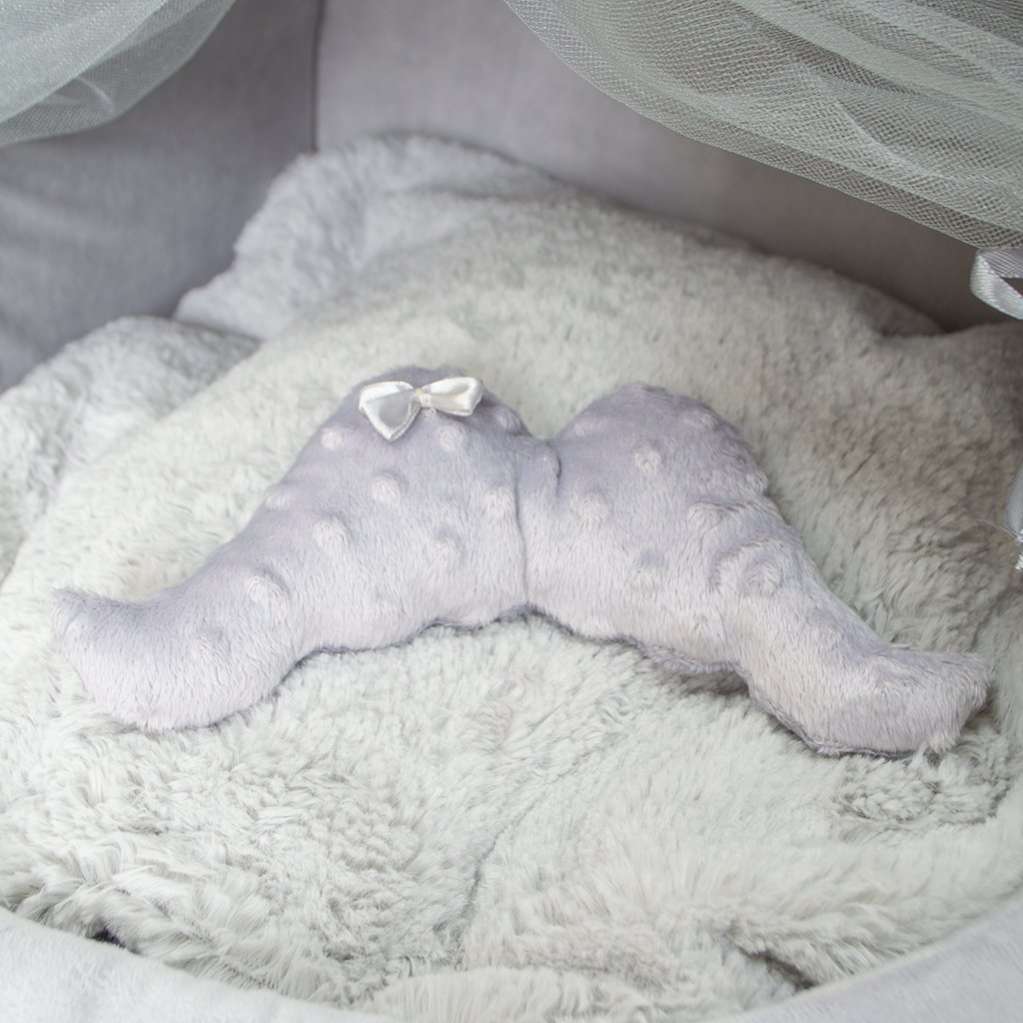 Домик для собаки со шторками Puffy Сильвер