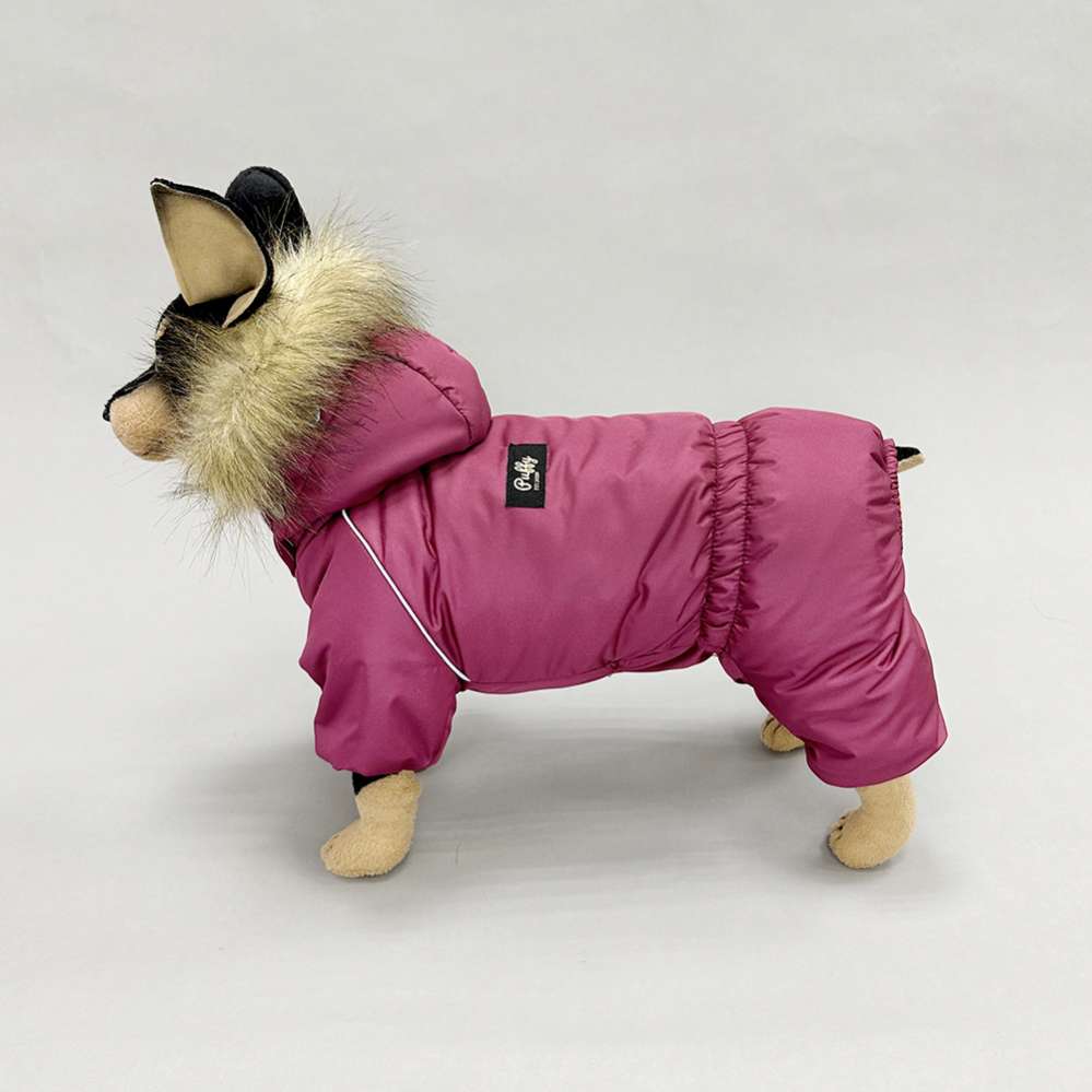 Комбинезон для собак Puffy Аляска Бордовая