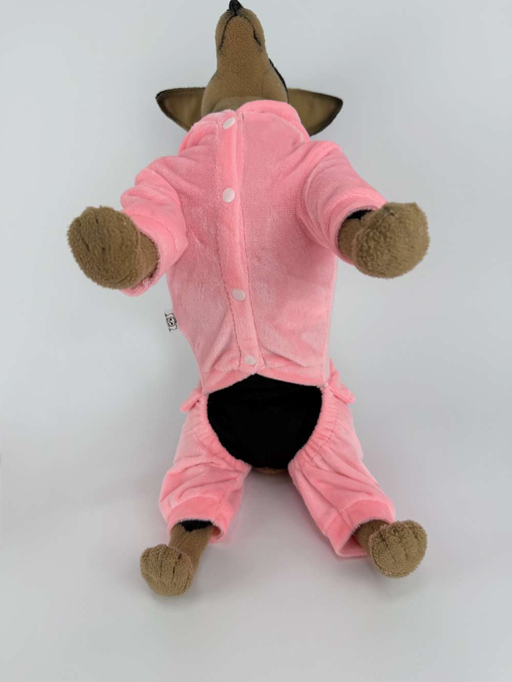 Велюровый костюм для собак Puffy Крылья розовый