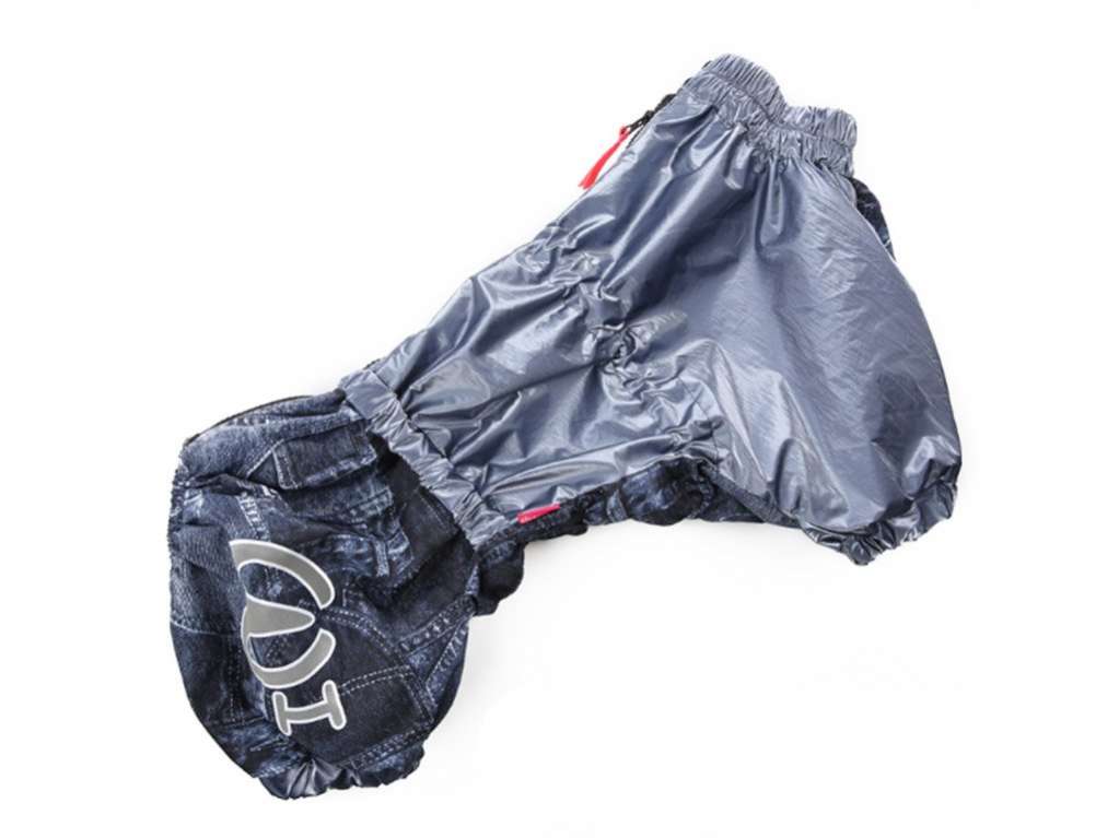 Дождевик для таксы и корги ForMyDogs Джинса