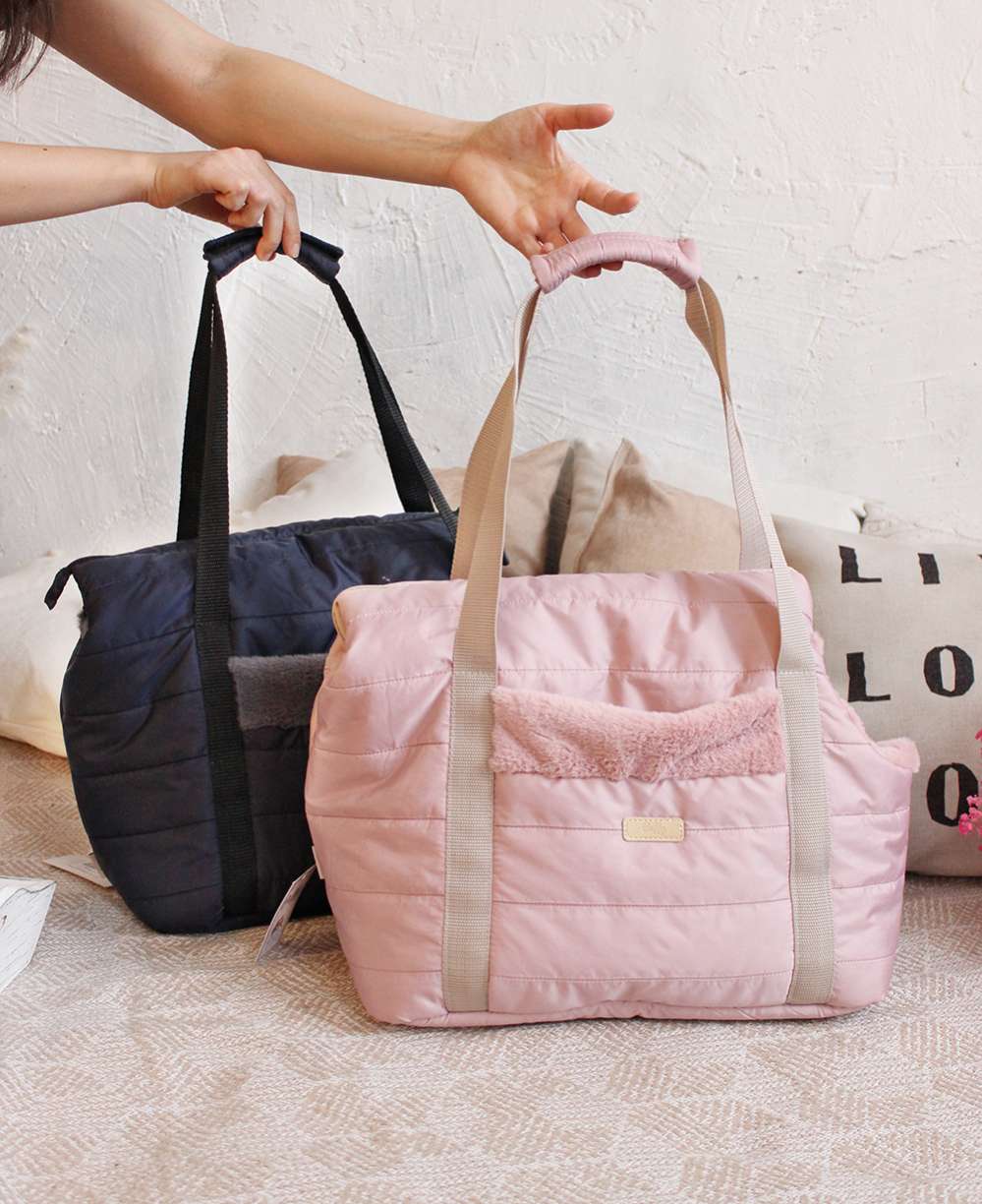 Сумка для собак Puffy Дакота пудровая