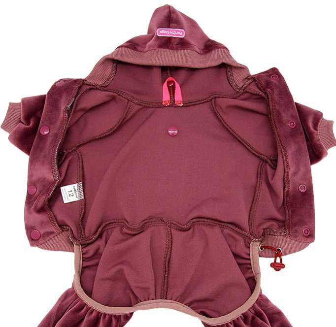 Костюм для собак велюровый ForMyDogs Лило