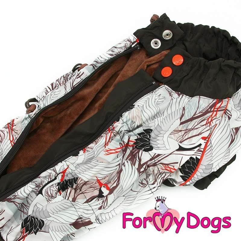 Комбинезон для таксы и корги ForMyDogs Аисты