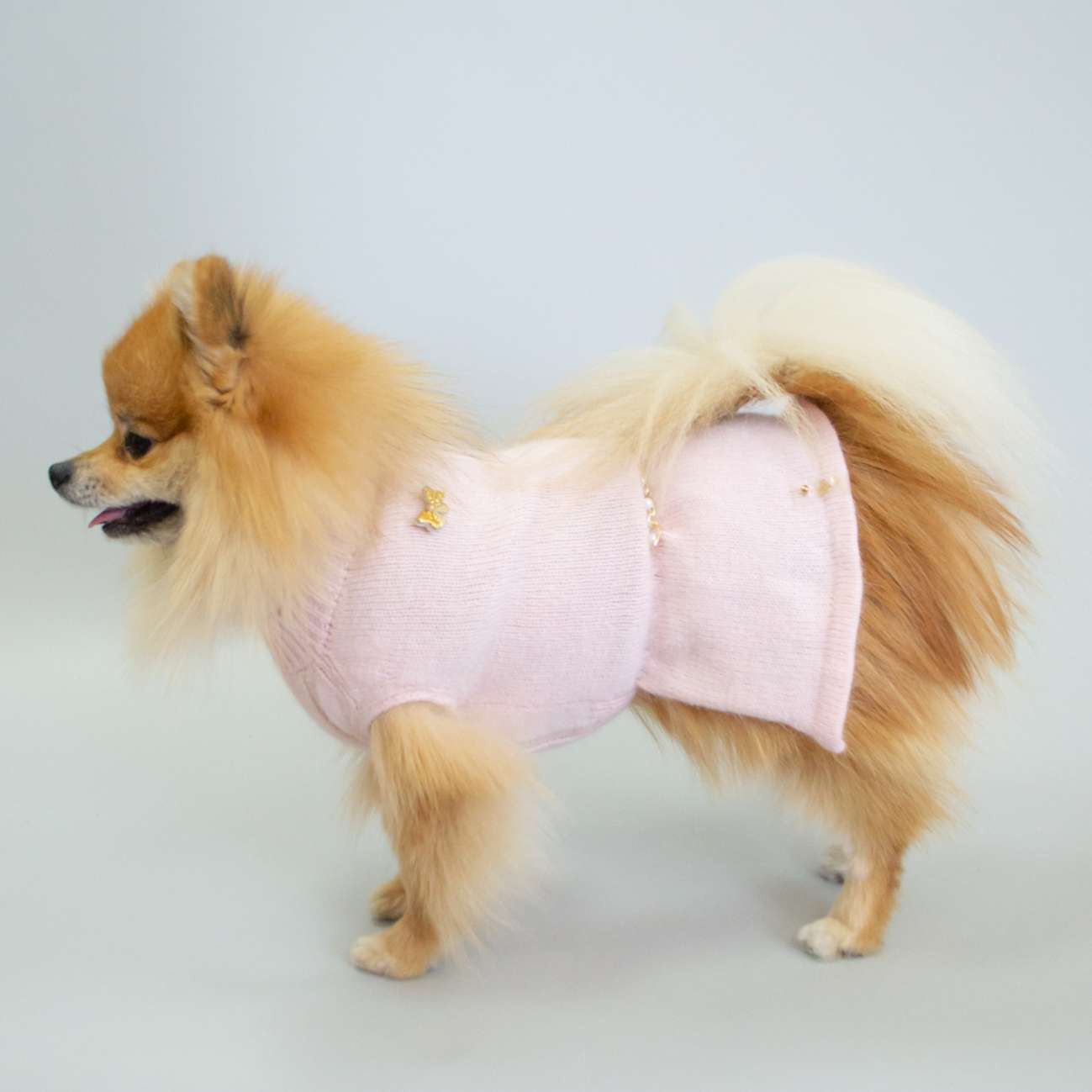 Шерстяное платье для собак Puffy Пух норки