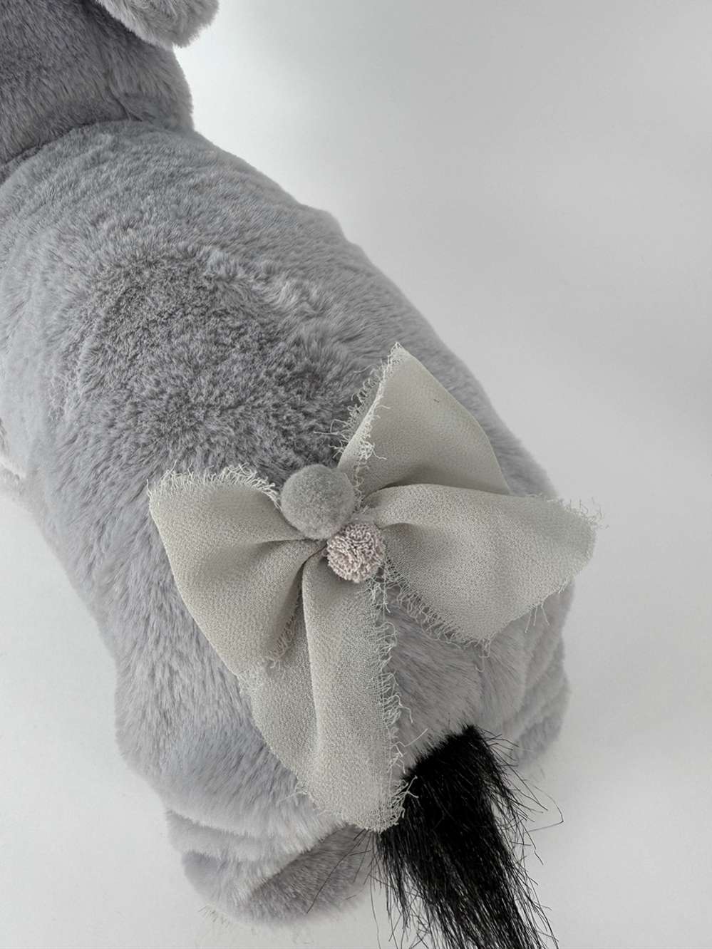 Комбинезон-шубка Puffy Зайка серый