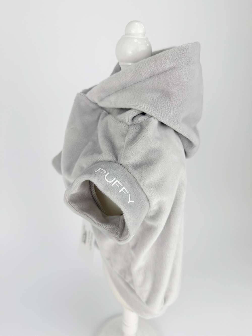 Велюровая толстовка Puffy Босс серая