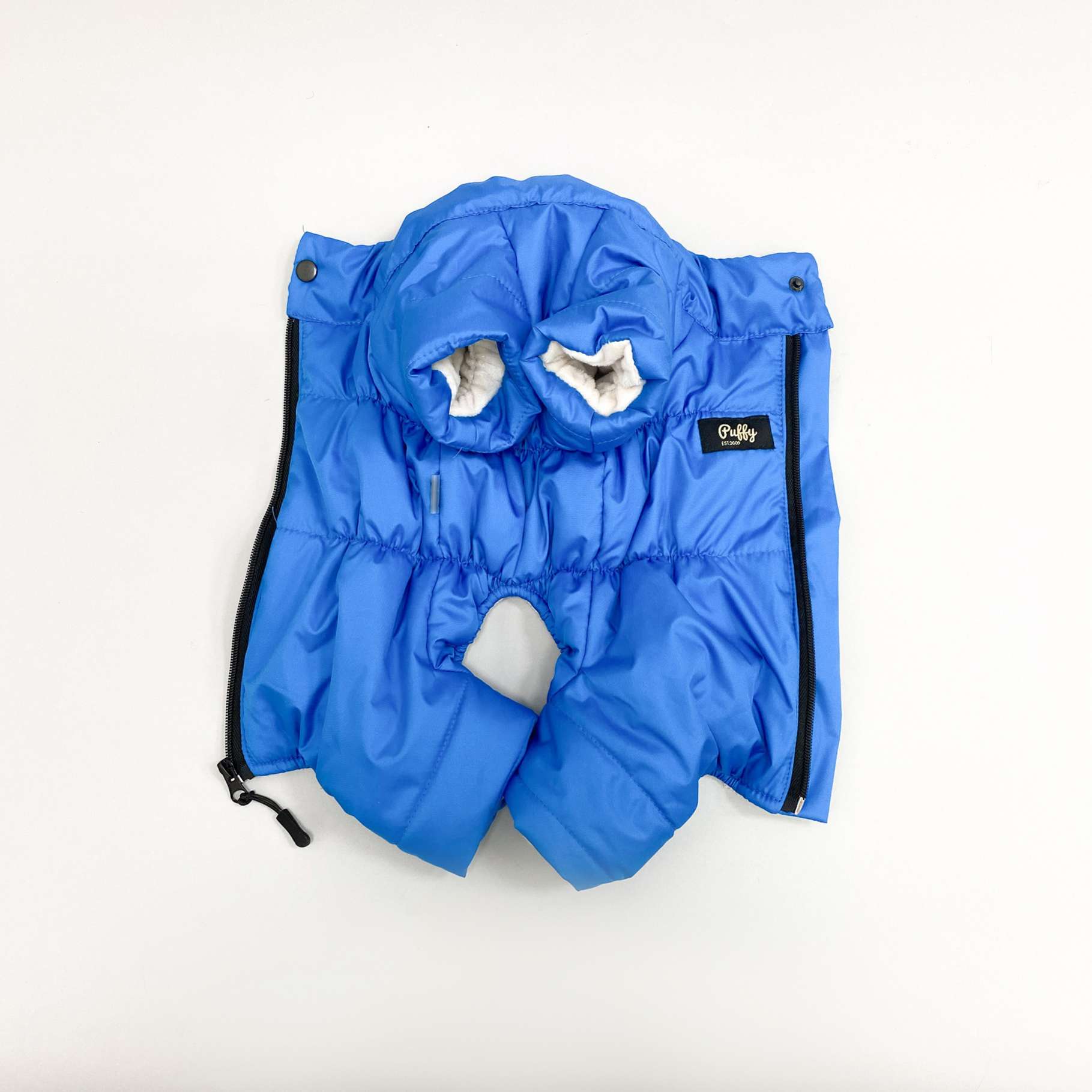 Зимний комбинезон для собак Puffy Айвенго голубой