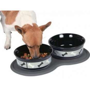 Коврик для мисок кошек и собак TRIXIE резиновый