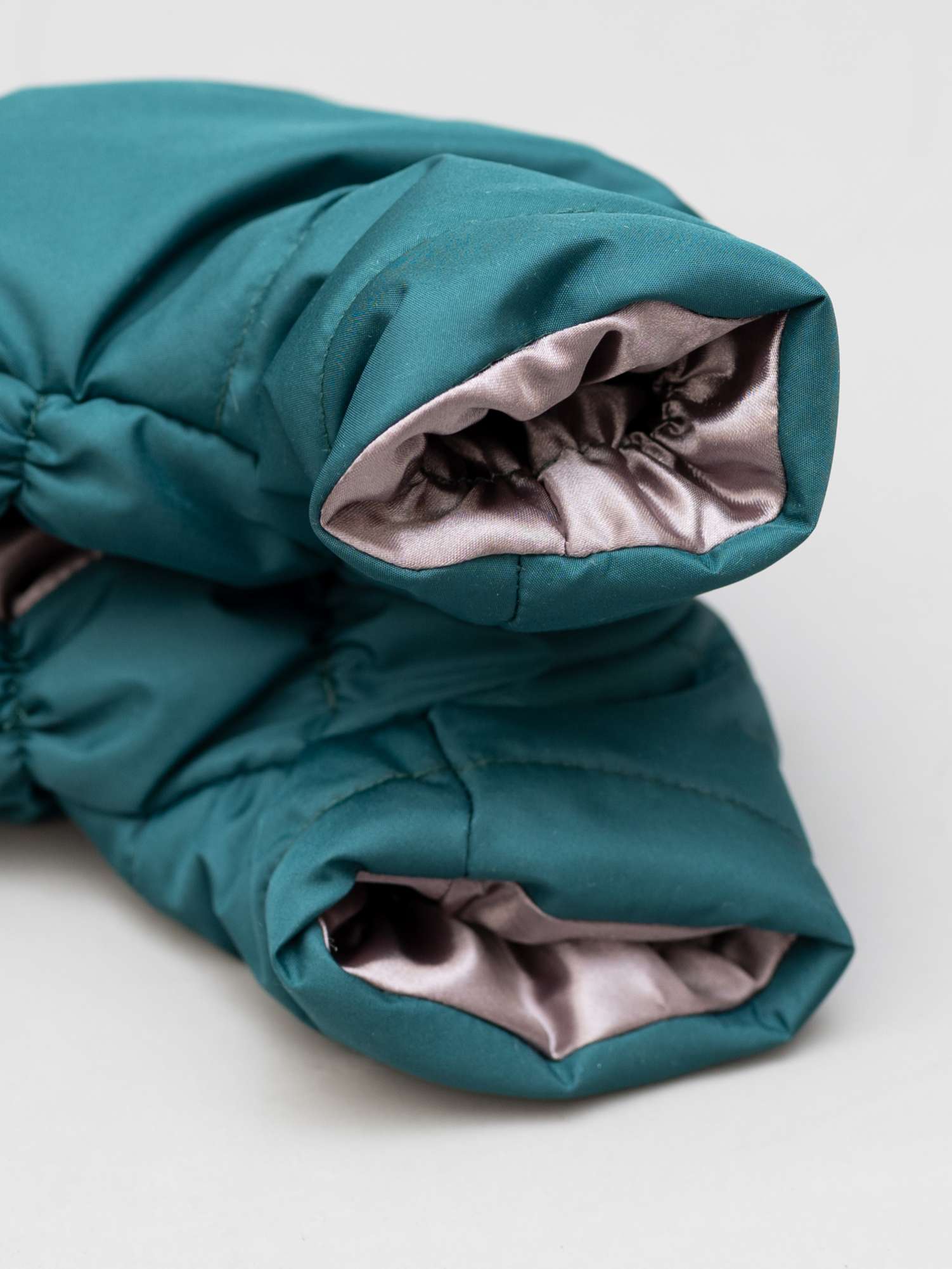 Комбинезон для собак со шлейкой Puffy Фикс изумруд