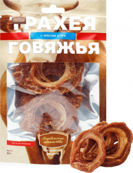 Деревенские лакомства для собак Трахея говяжья с мясом утки