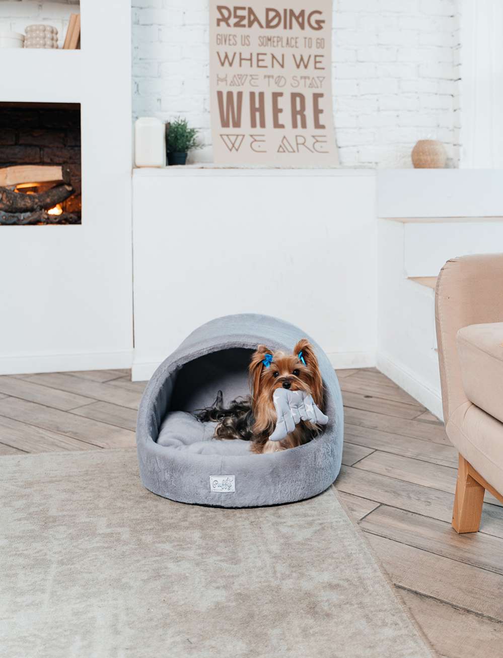 Домик для собаки круглый Puffy Сумерки