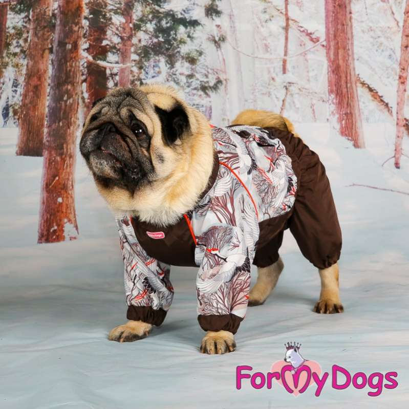 Комбинезон для собак на широкую грудь ForMyDogs Аисты