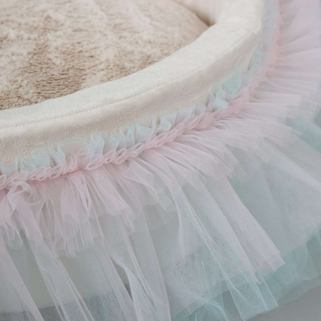 [Лежак] Лежанка для собак со спинкой Puffy Мэджик