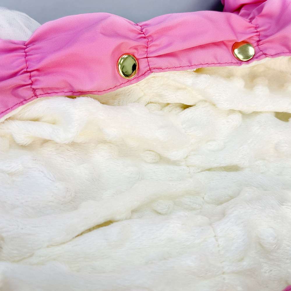 Утепленный дождевик для собак Puffy Cool girl