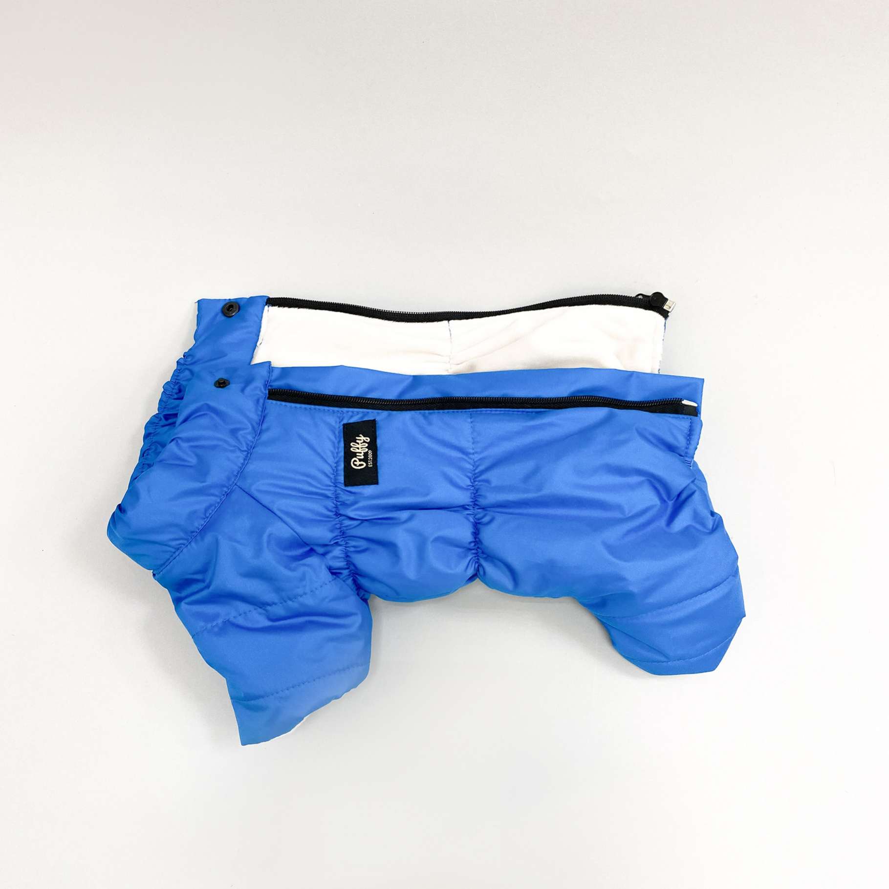 Зимний комбинезон для собак Puffy Айвенго голубой