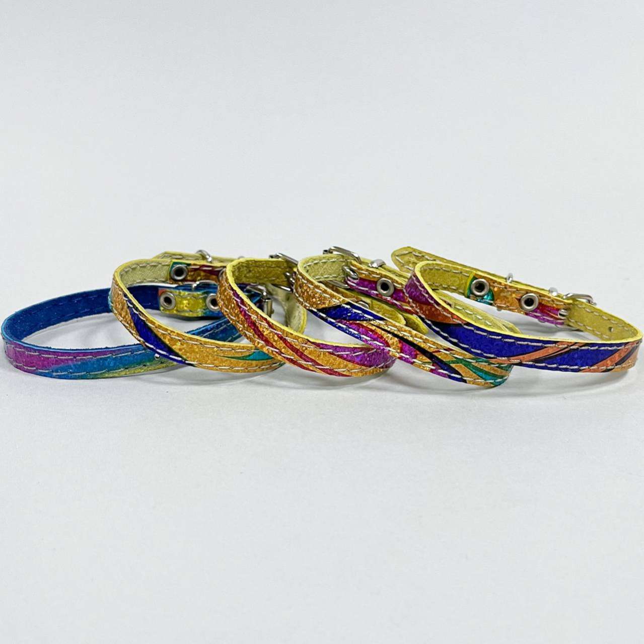 Кожаный ошейник для собак Плэин