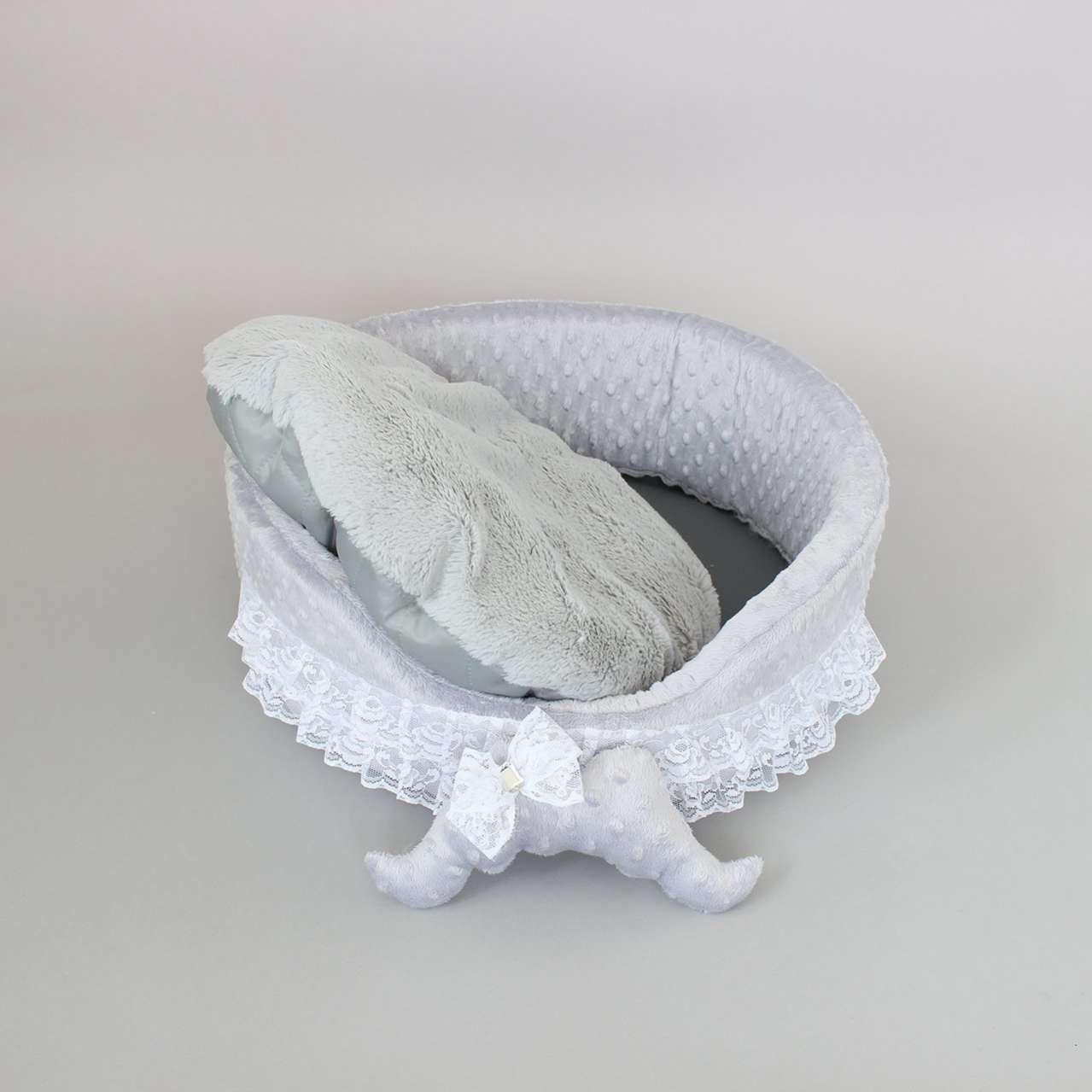 [Лежак] Лежанка для собак Puffy Дымка