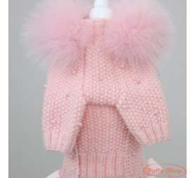 Шерстяной свитер для собак Кисточка песец