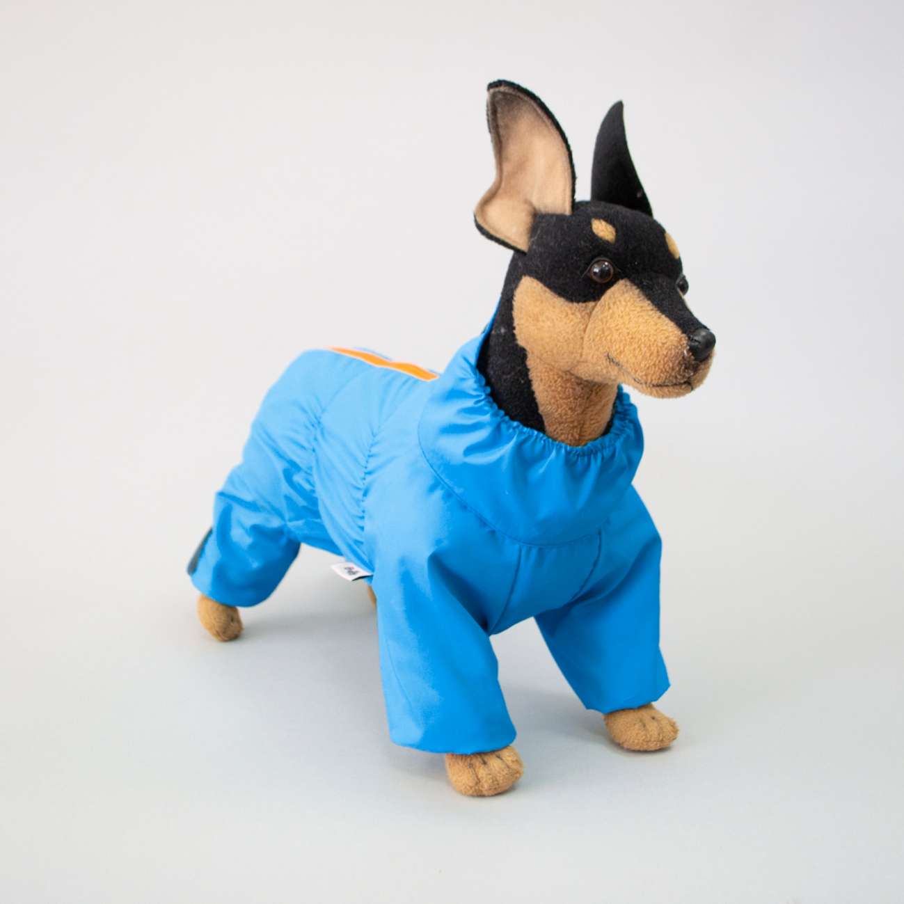 Дождевик для собаки утепленный Puffy Лион голубой