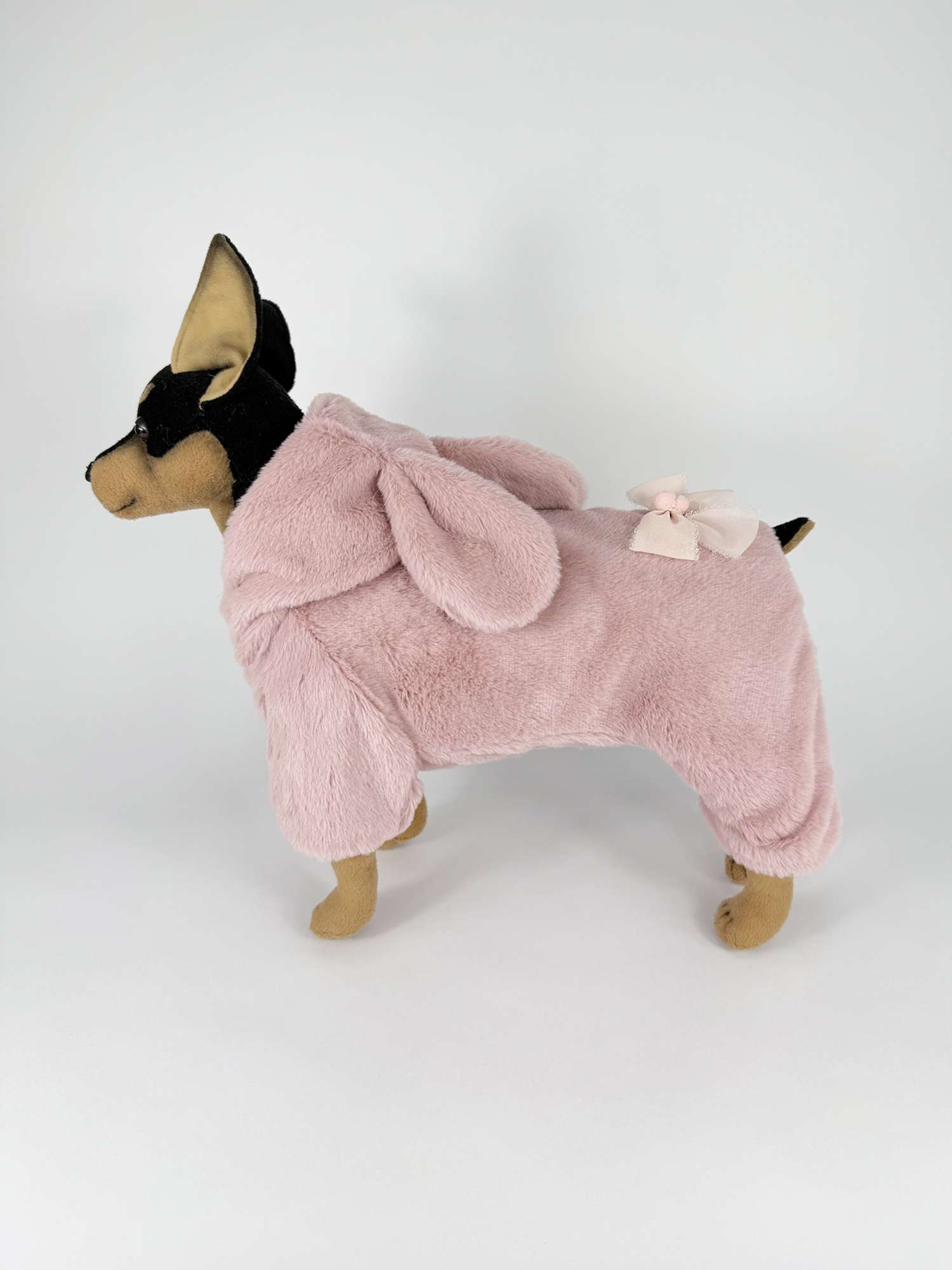 Комбинезон-шубка Puffy Зайка розовый