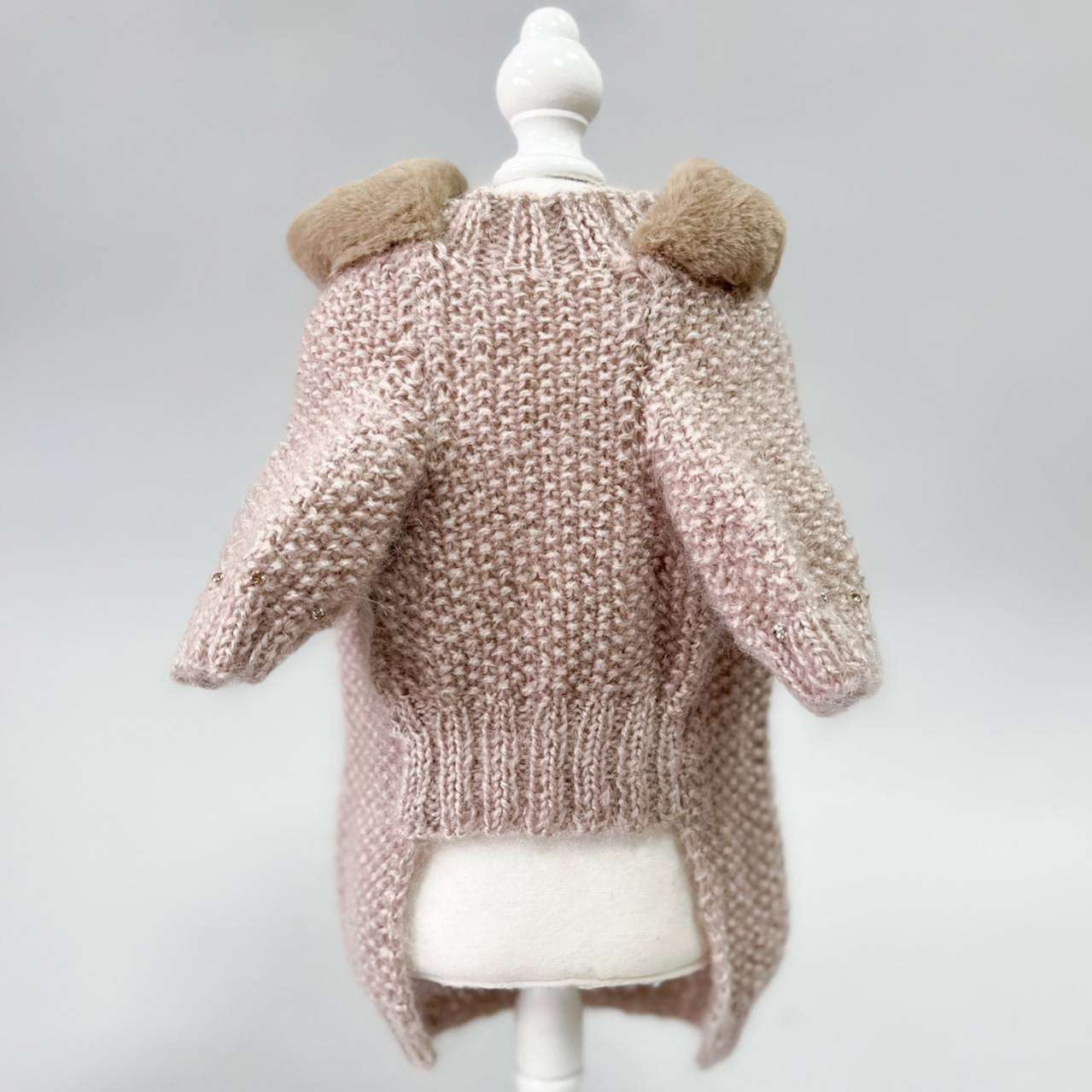 Шерстяной свитер для собак Заюша Кофе