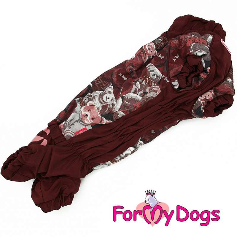 Комбинезон для таксы и корги ForMyDogs Мишки