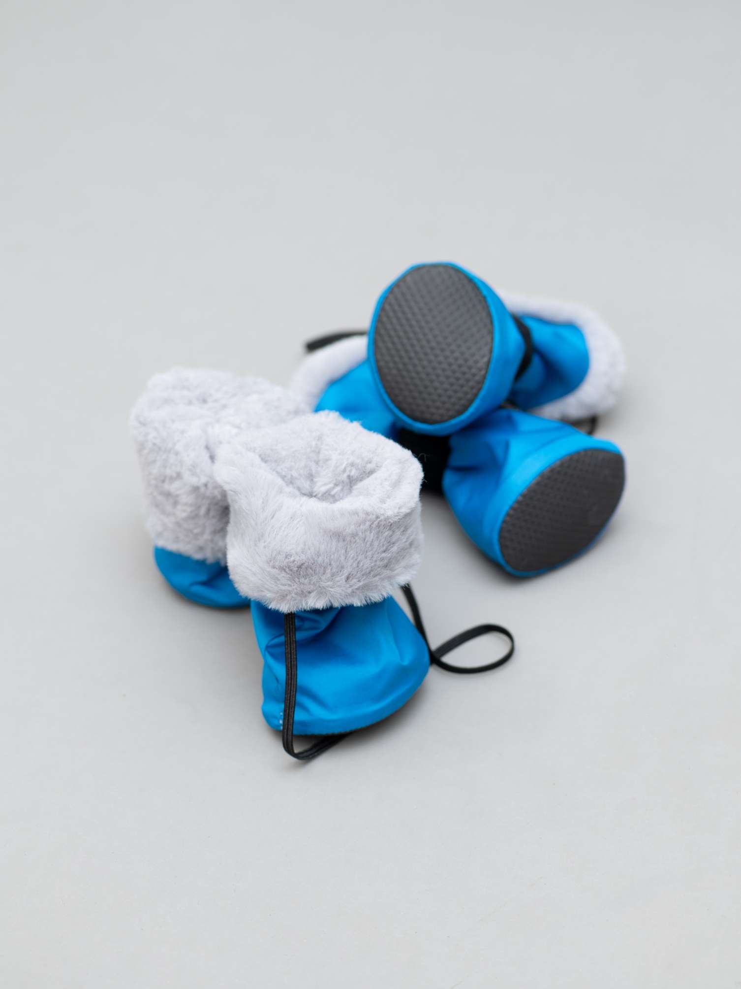 Зимние мешочки Подтяжки Ярко-голубой 