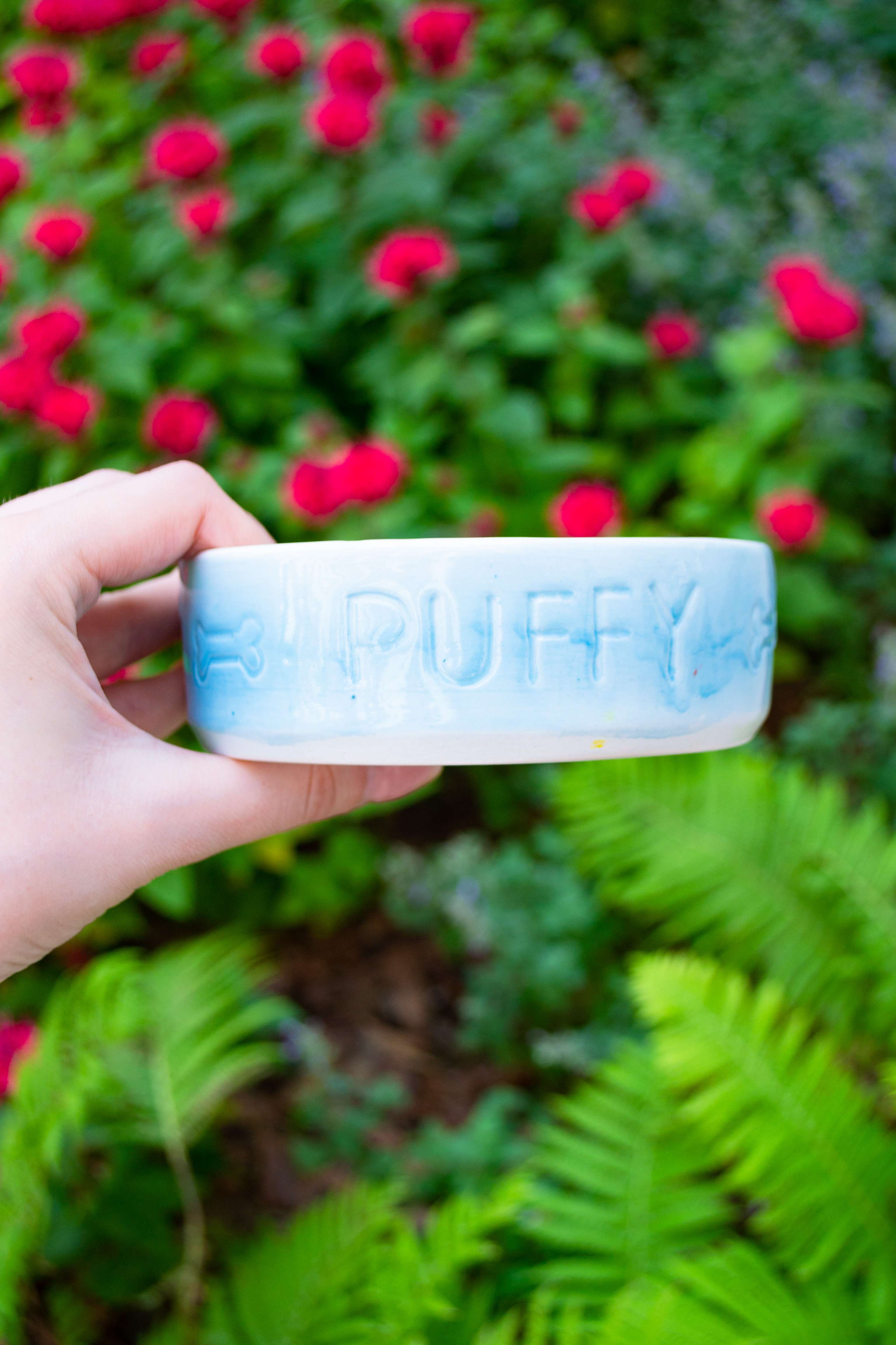 Миска для собак фарфоровая для собак Puffy Арт