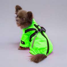 Дождевик Puffy Фикс салат с шлейкой 