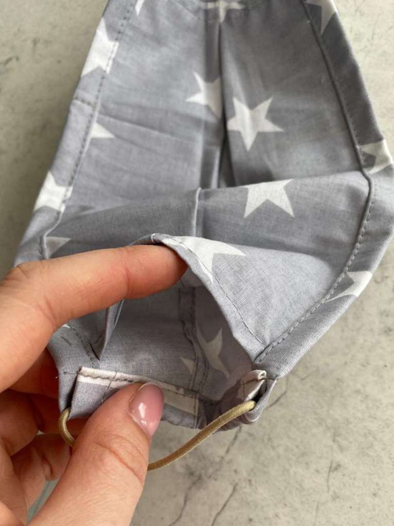 Многоразовая тканевая маска для лица Puffy Звезды