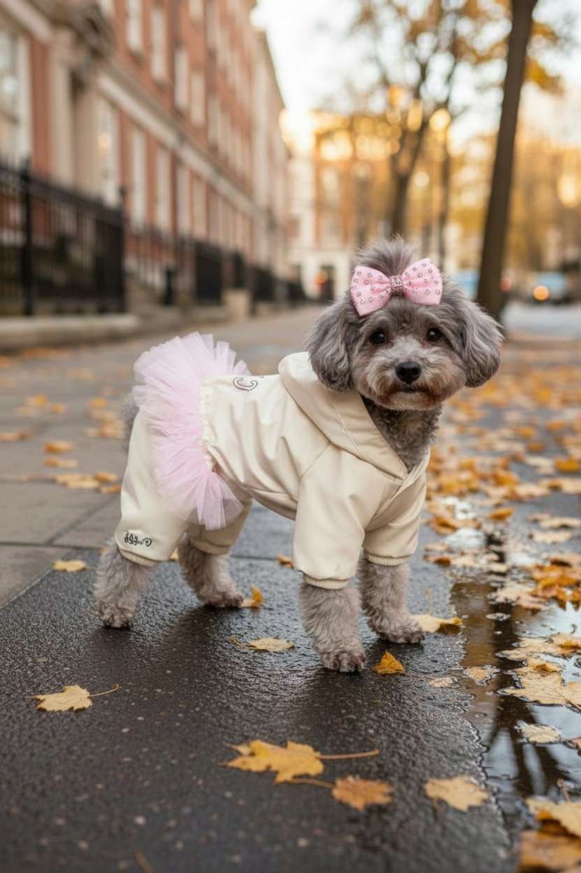 Дождевик для собаки Puffy Cool girl