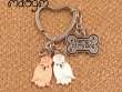 Брелок для собак металлический породы