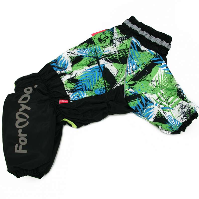 Комбинезон для собак на широкую грудь ForMyDogs Листья