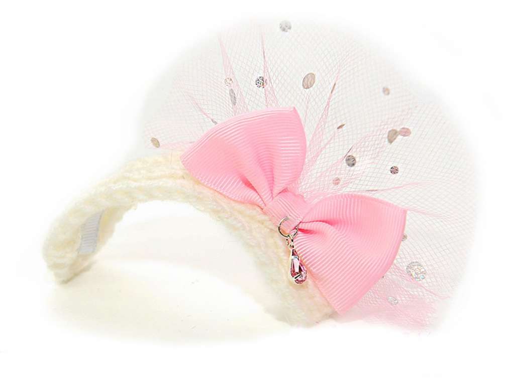 Ободок для собак для собак Бантик