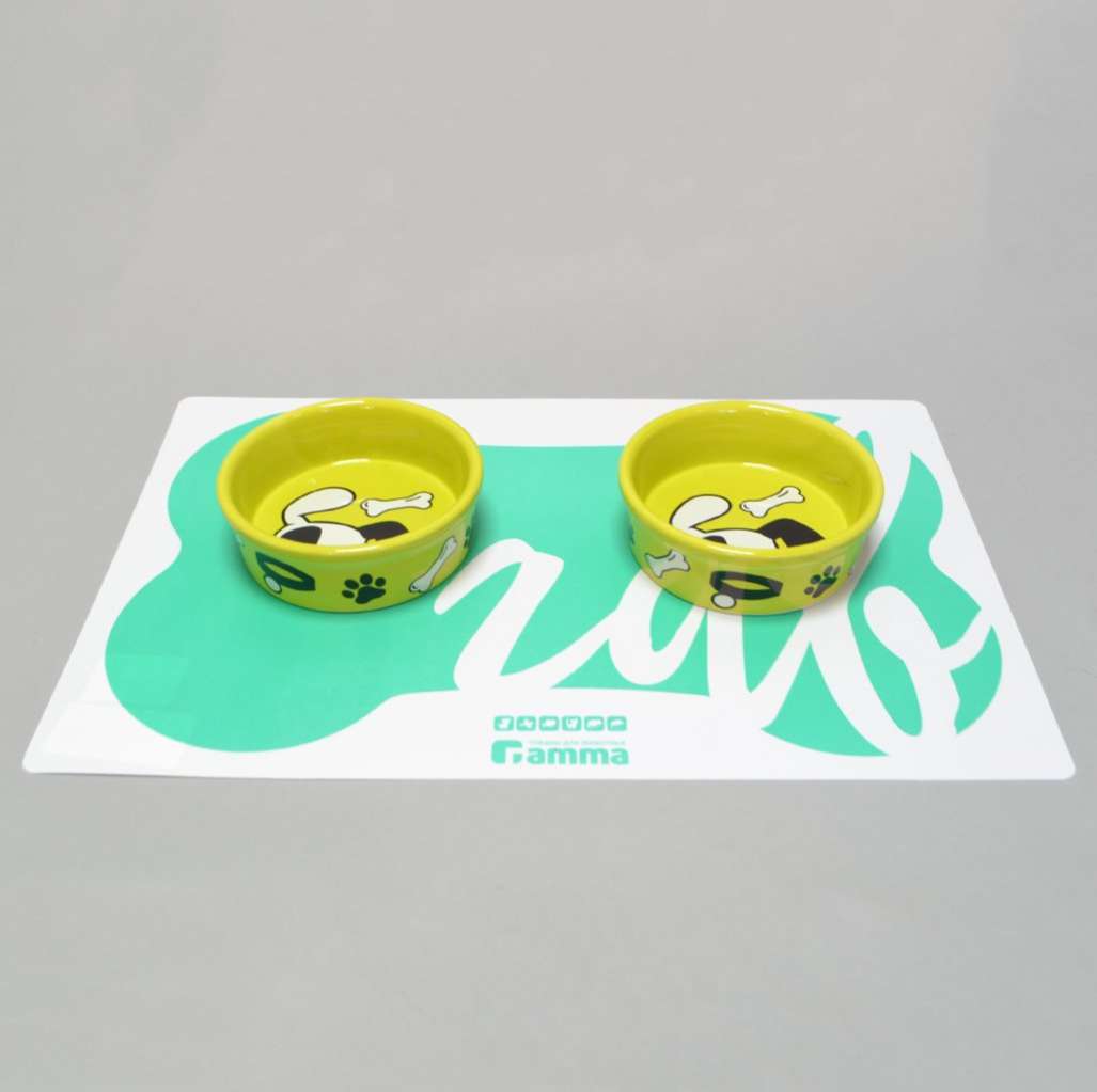 Коврик под миску для собак Гав