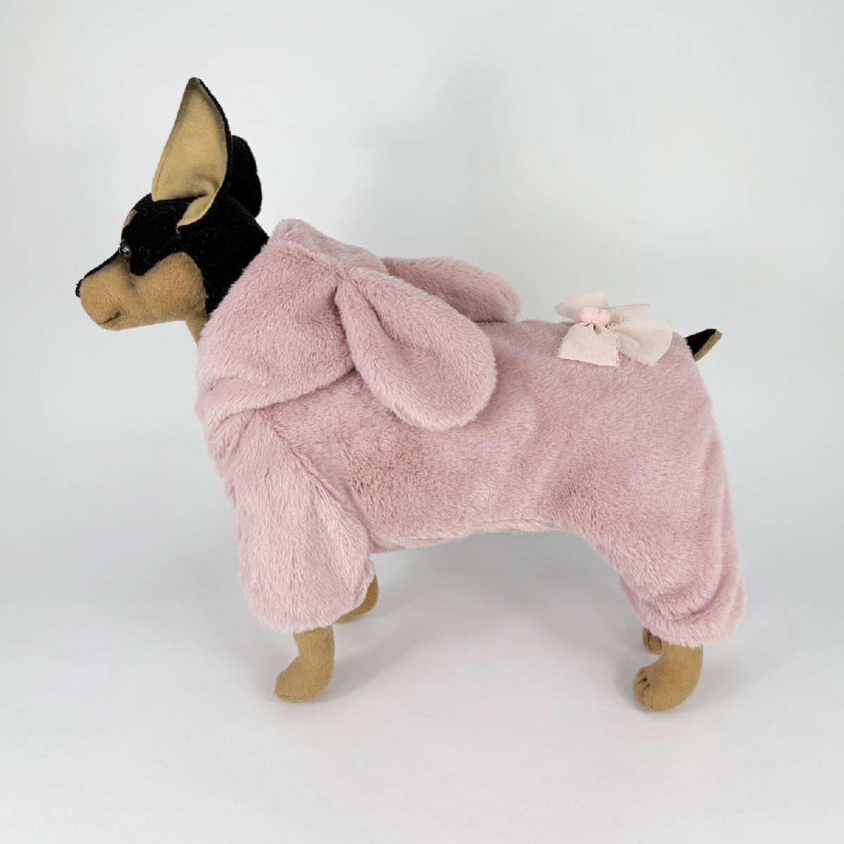 Комбинезон-шубка Puffy Зайка розовый