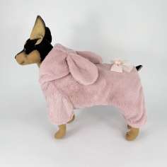 Комбинезон-шубка Puffy Зайка розовый