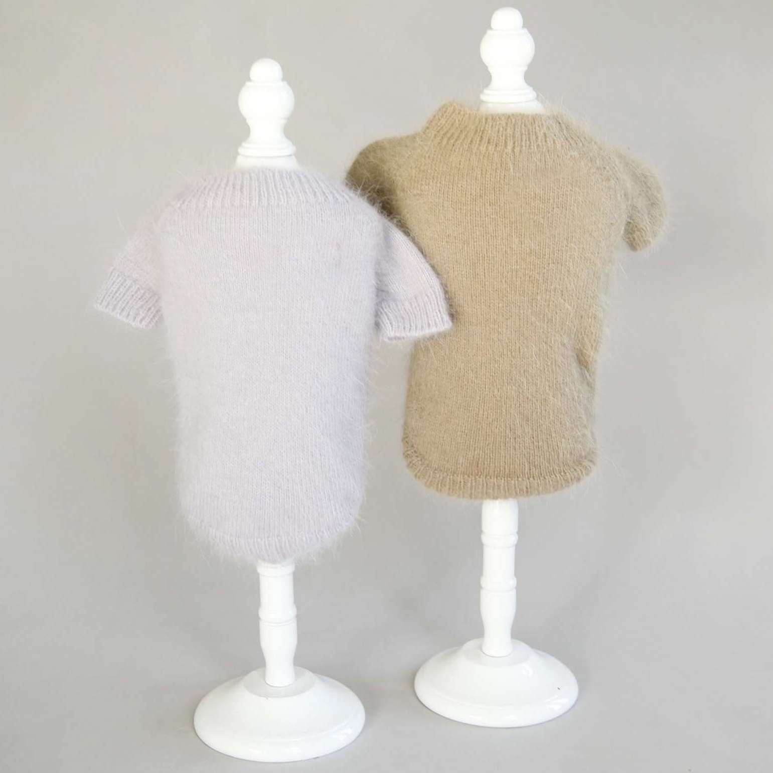 Вязаный свитер для собак Puffy Пух норки Сиреневый