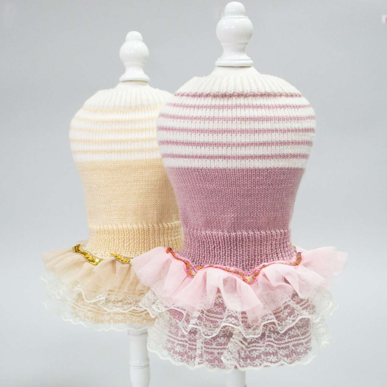 Шерстяное платье для собак Puffy Элиза